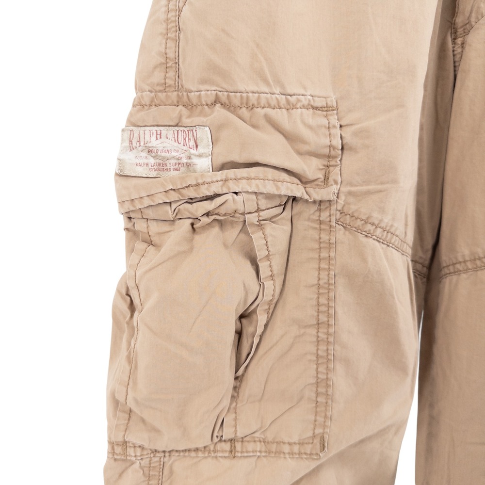 Vintage Ralph Lauren Polo Jeans Co Cargo Pants Men's 34x28 Lightweight Y2K Tan - Picture 4 of 12